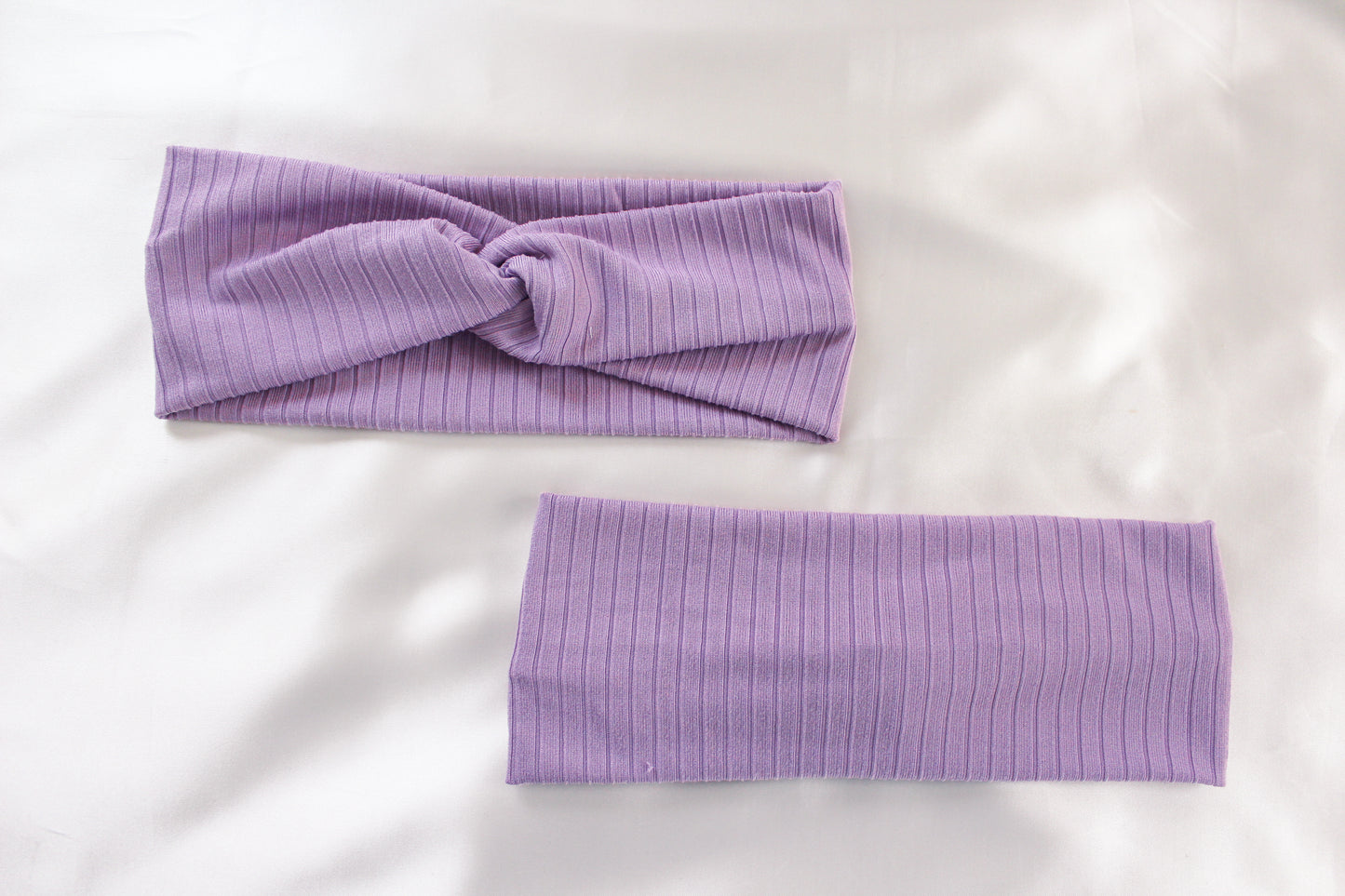 Purple Ribbed Headband