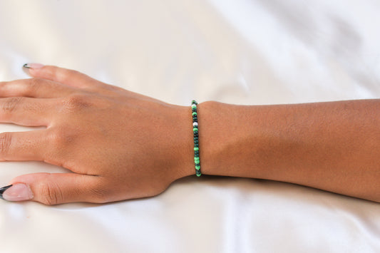 Slytherin Beaded Bracelet/Anklet