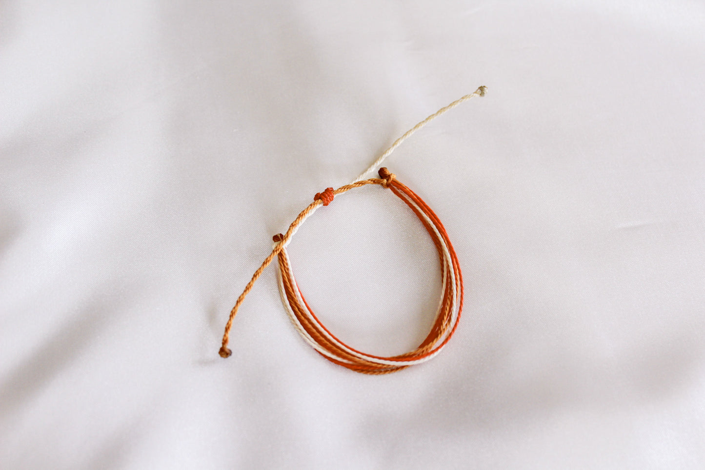 Creamsicle String Bracelet