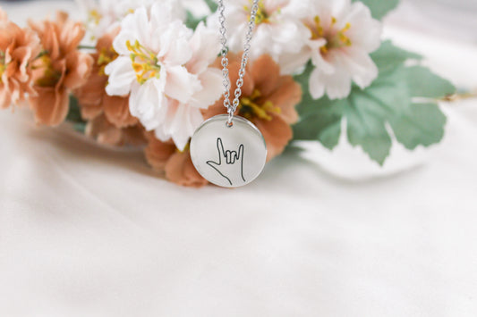 I Love You Necklace