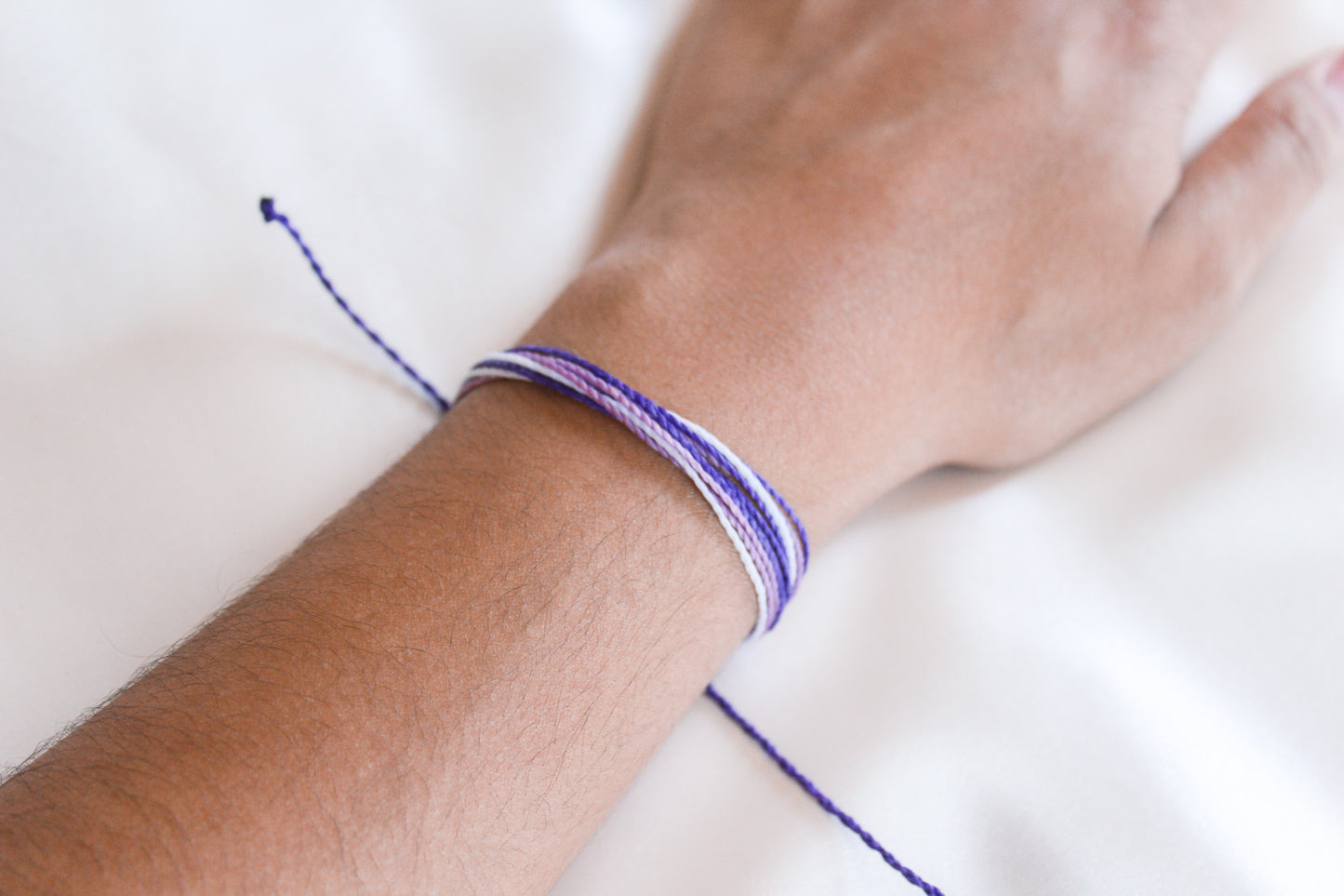 Groovy Grape String Bracelet