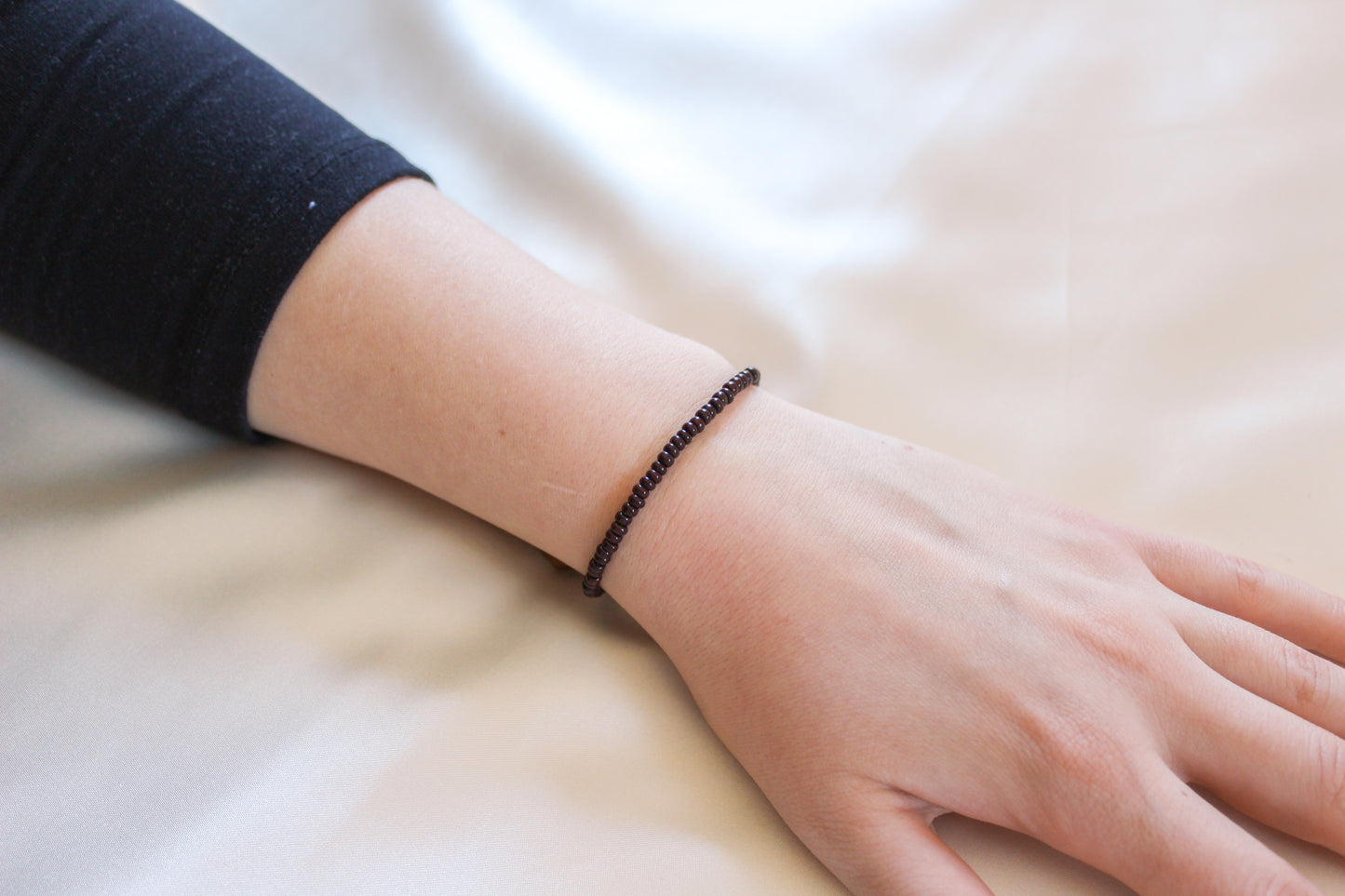 Brown Beaded Bracelet/Anklet