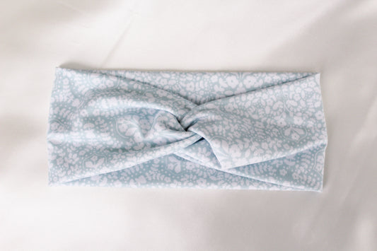 Blue Flower Headband