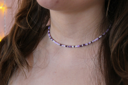 Iris Beaded Necklace