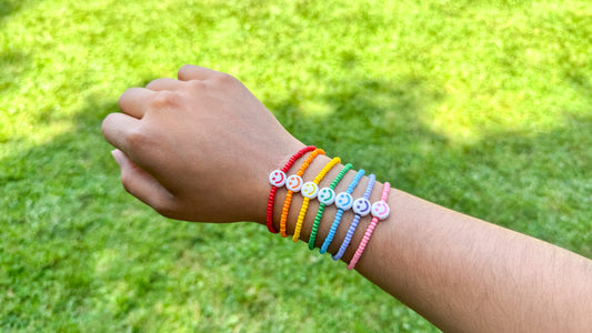Colorful Smiley Bracelet