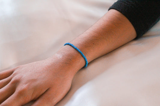 Cobalt Beaded Bracelet/Anklet