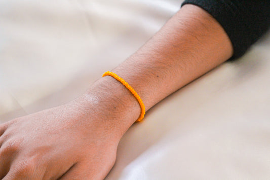 Dandelion Beaded Bracelet/Anklet