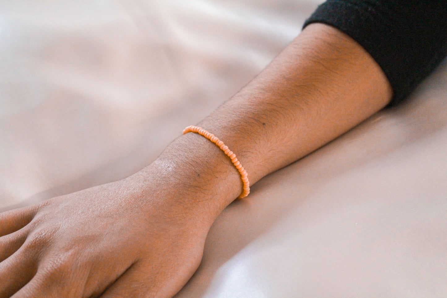 Coral Beaded Bracelet/Anklet