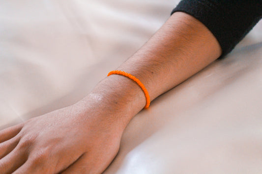 Tangerine Beaded Bracelet/Anklet