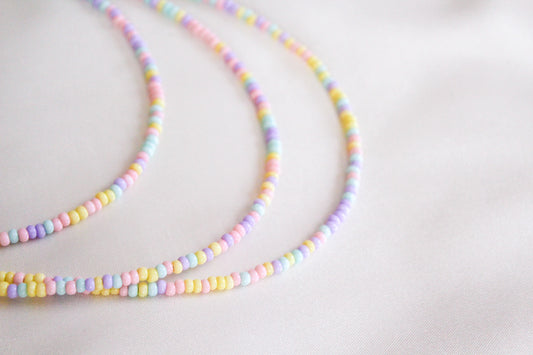 Pastels Beaded Necklace
