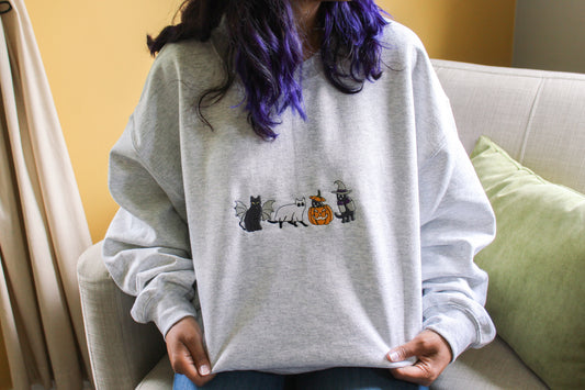 Halloween Cats Crewneck
