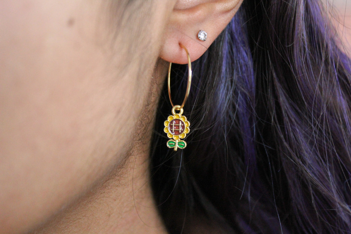 Sunflower Hoops
