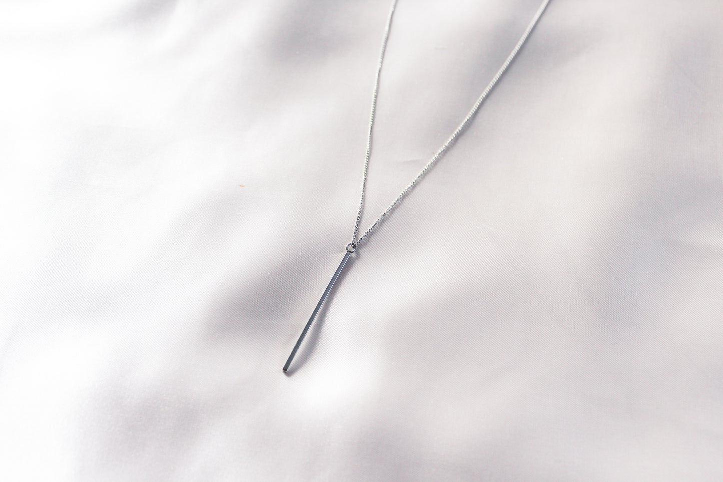 Silver Bar Necklace