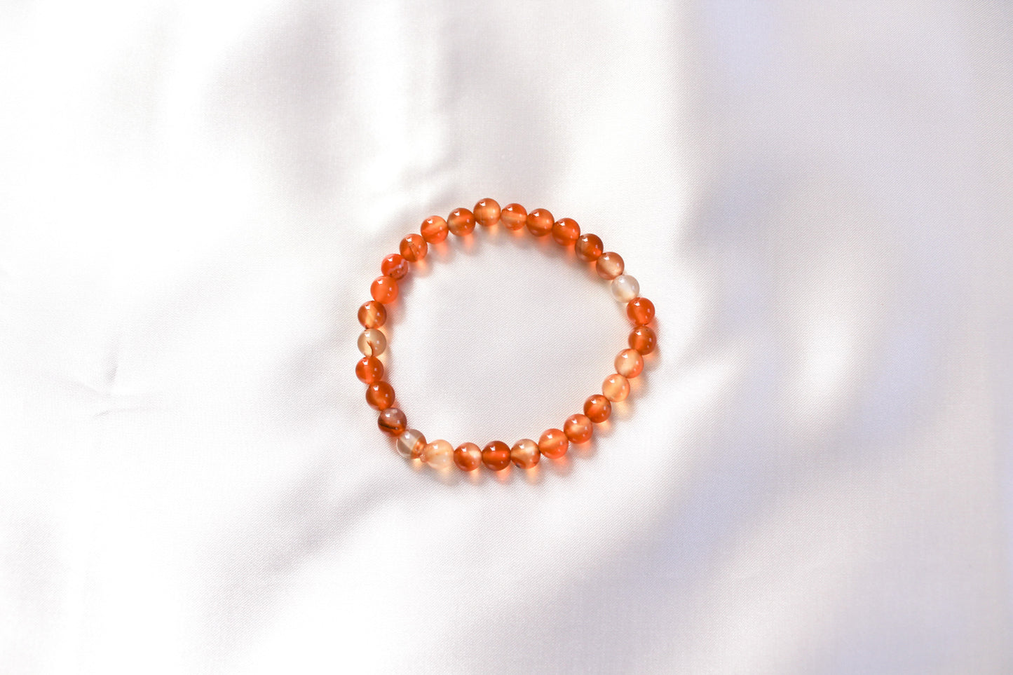 Natural Carnelian Gemstone Bracelet