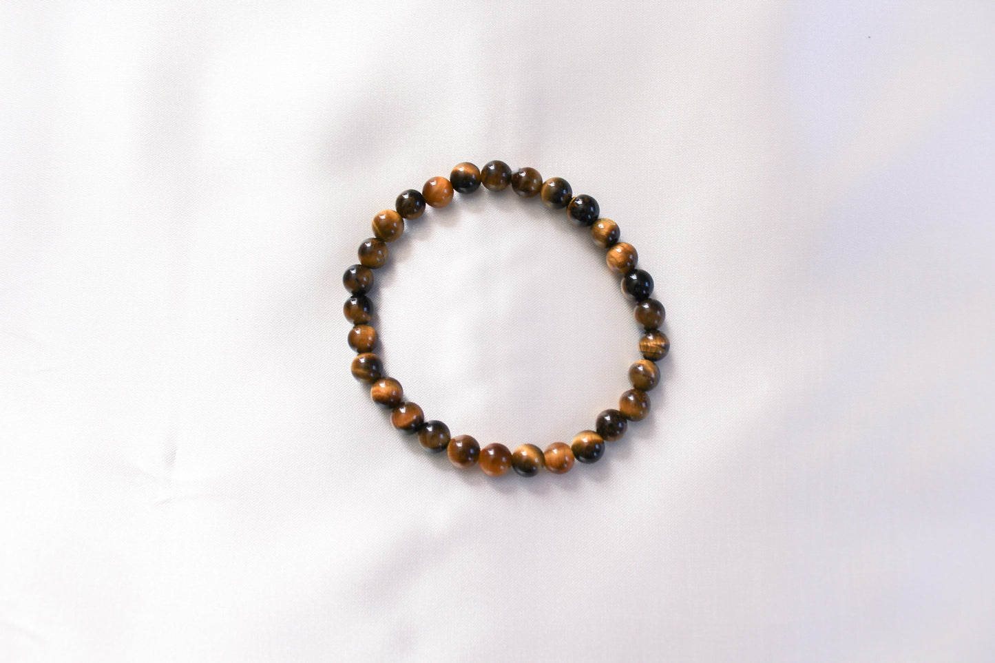 Natural Tiger's Eye Gemstone Bracelet