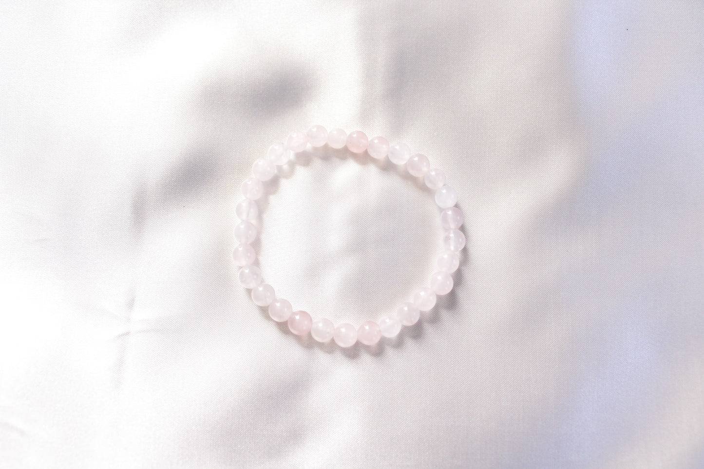 Natural Rose Quartz Gemstone Bracelet