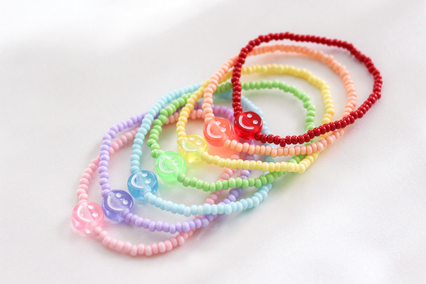 Pastel Smiley Bracelet