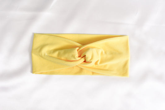 Pastel Yellow Headband