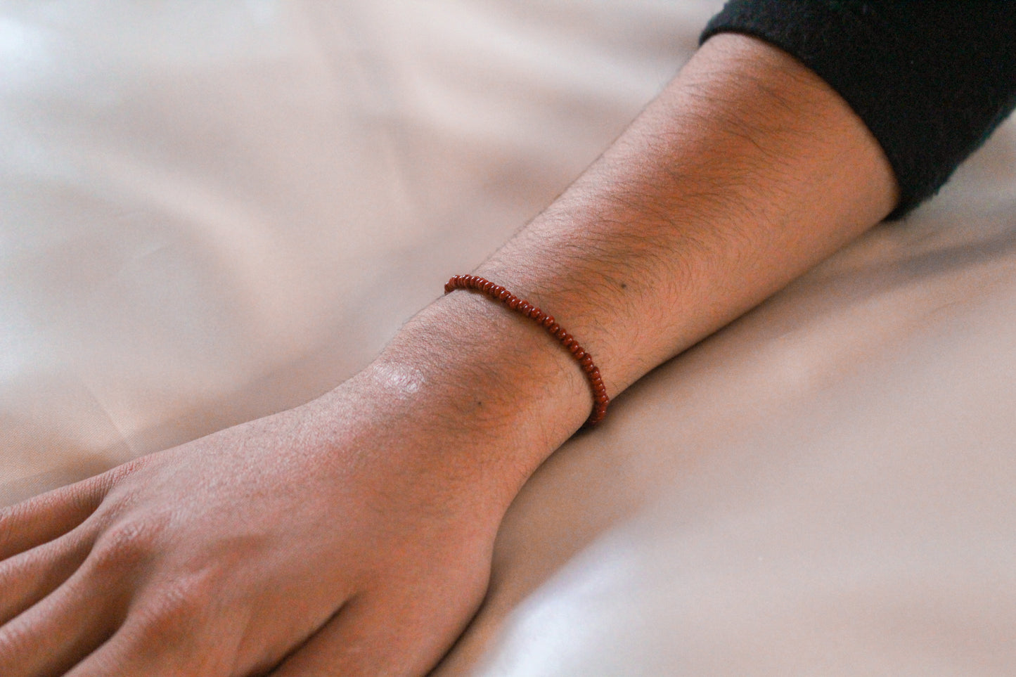 Maroon Beaded Bracelet/Anklet