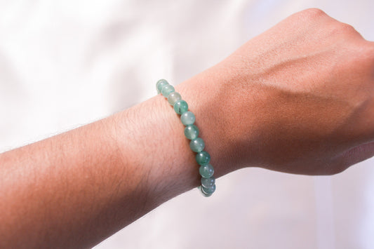 Natural Green Aventurine Gemstone Bracelet