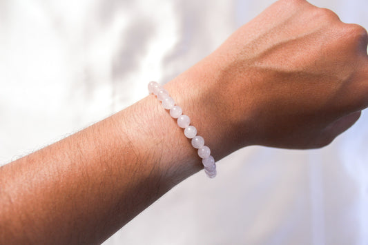 Natural Rose Quartz Gemstone Bracelet